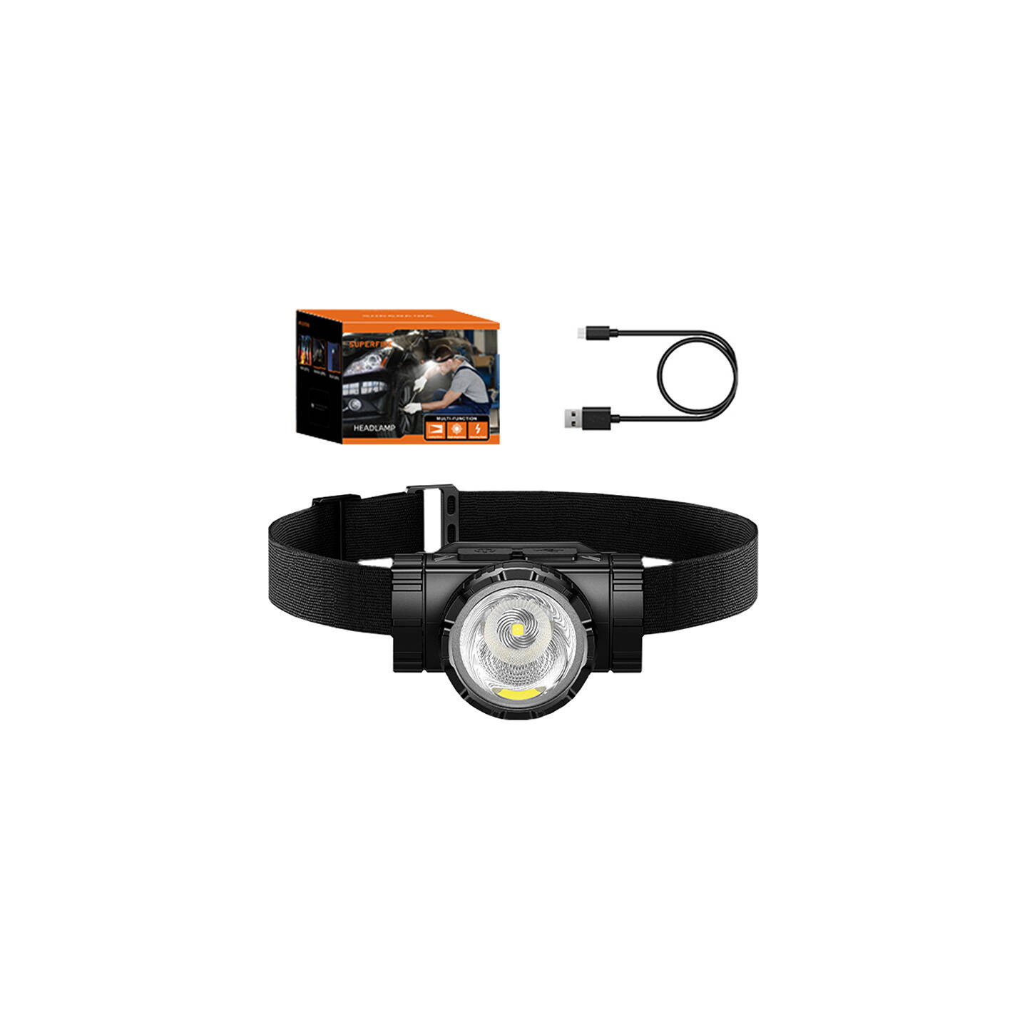 Superfire HL96 headlamp flashlight