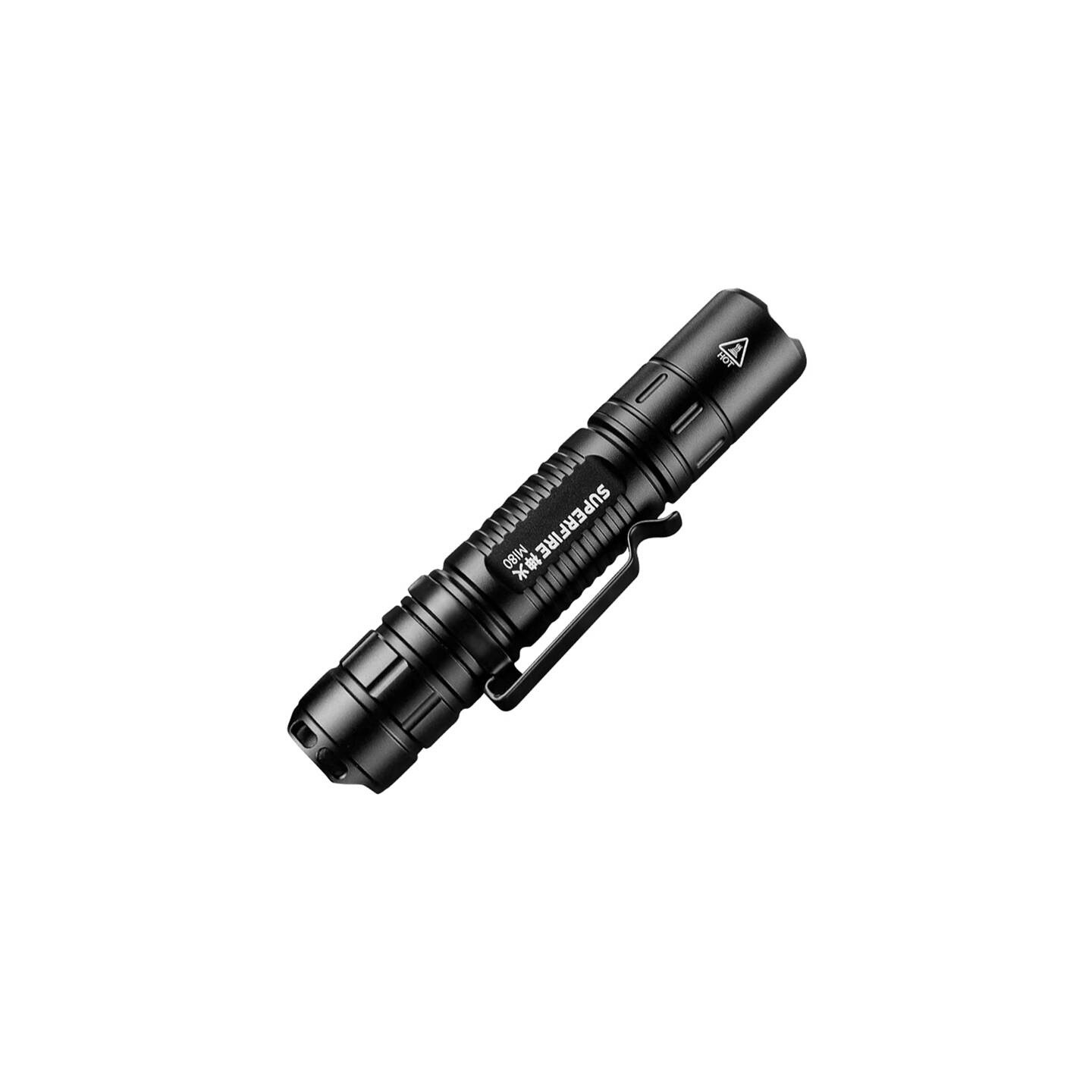 Superfire MI80-S flashlight, 300 lm, 3 W, 5 modes, 100 m