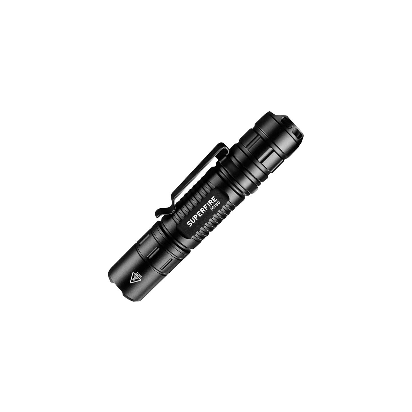 Superfire MI80-S flashlight, 300 lm, 3 W, 5 modes, 100 m