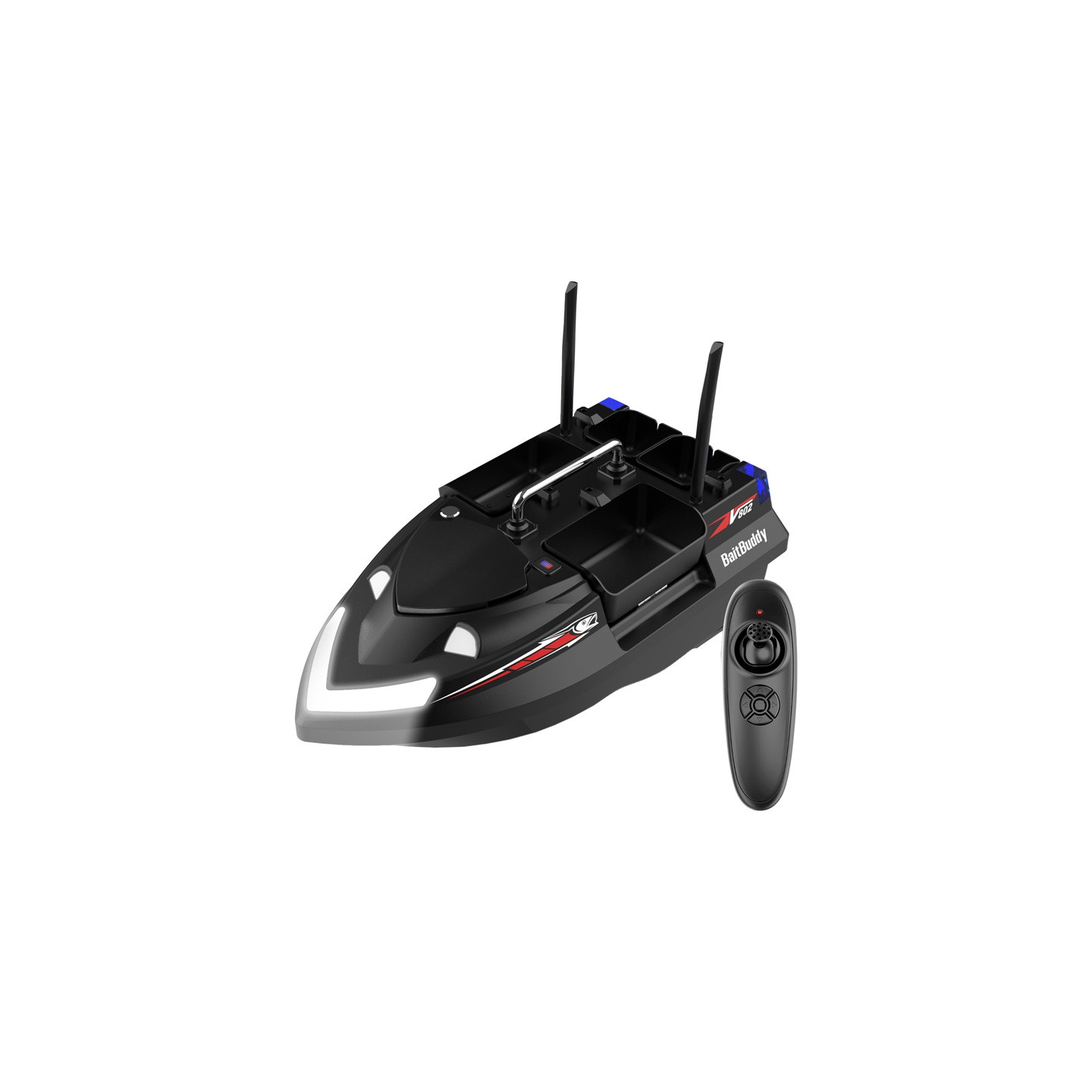 Flytec V802 12000mah bait boat (black)