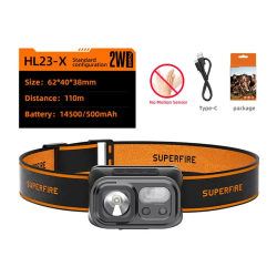 View product Superfire HL23-X headlamp flashlight