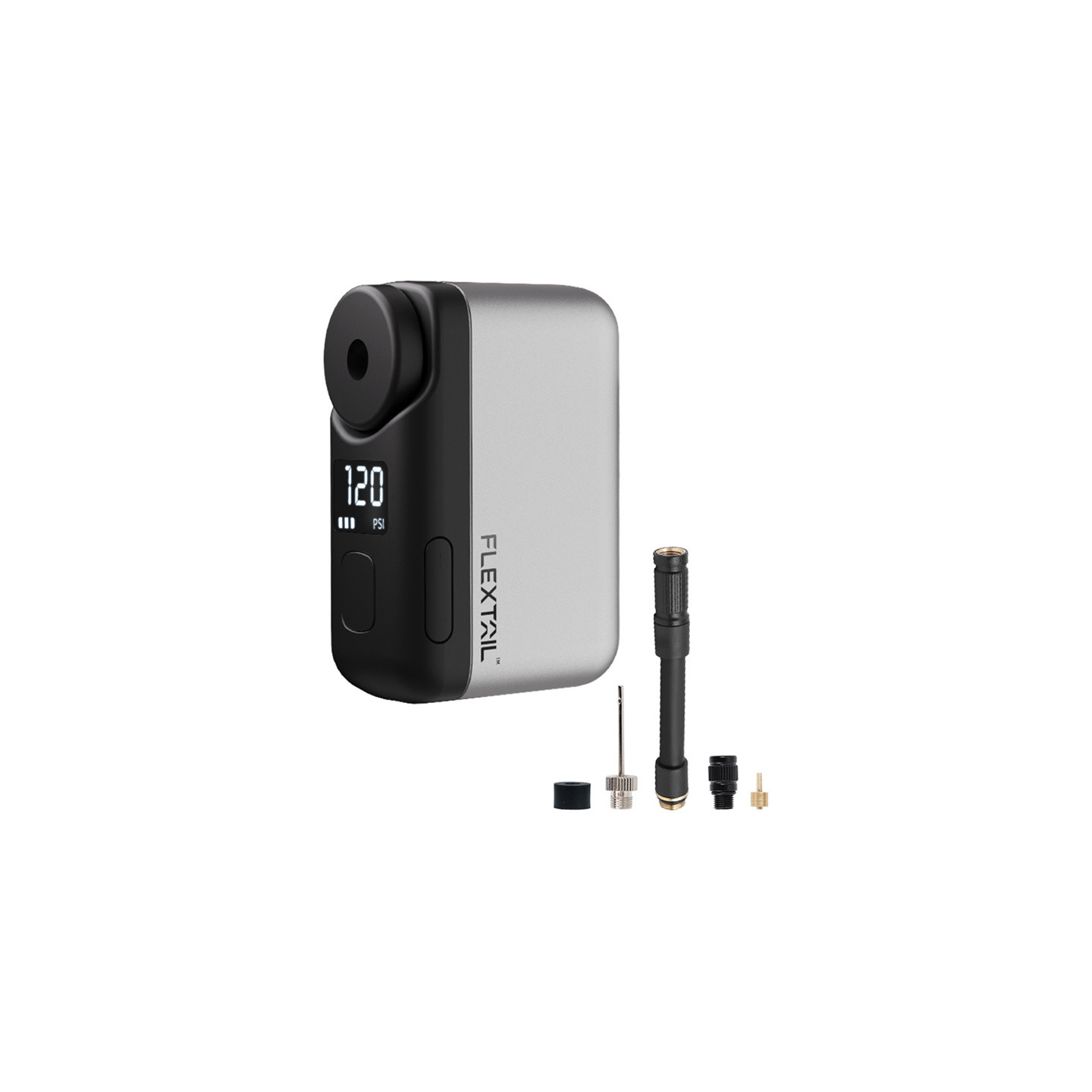 Flextail Tiny Bike Pump Pro Portable Bike Pump (Gray)