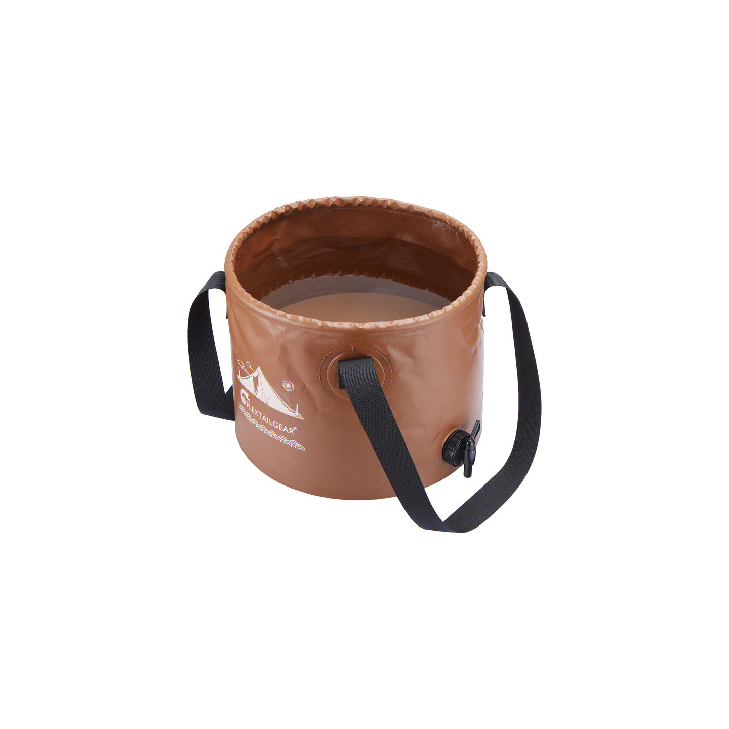 Flextail Flex Bucket 20L Folding Bucket (Brown)