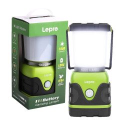 View product LEPRO 3300002 1000-lumen battery-powered camping lamp