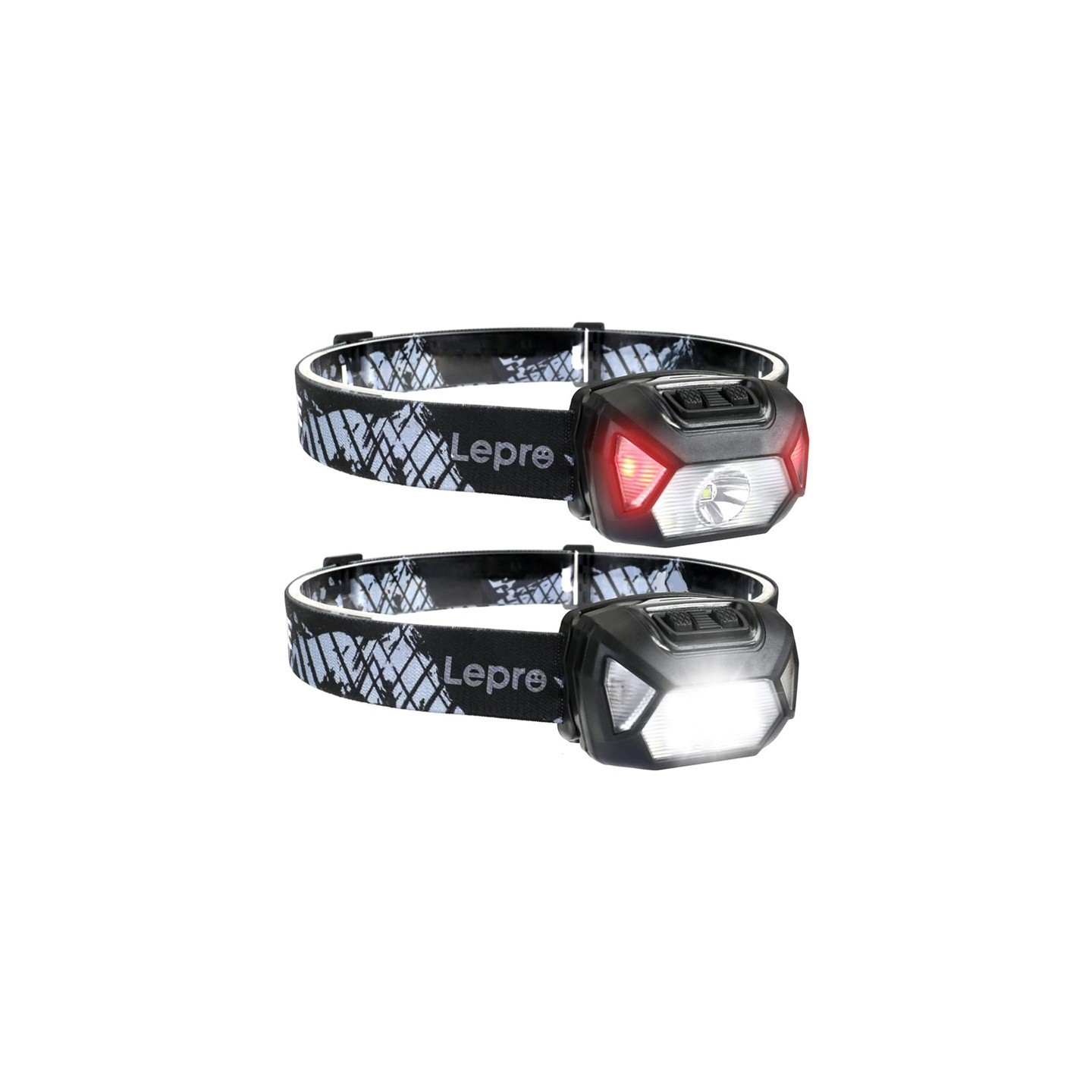 Set of 2 LEPRO 320014-2 Headlamps, 2000 lm