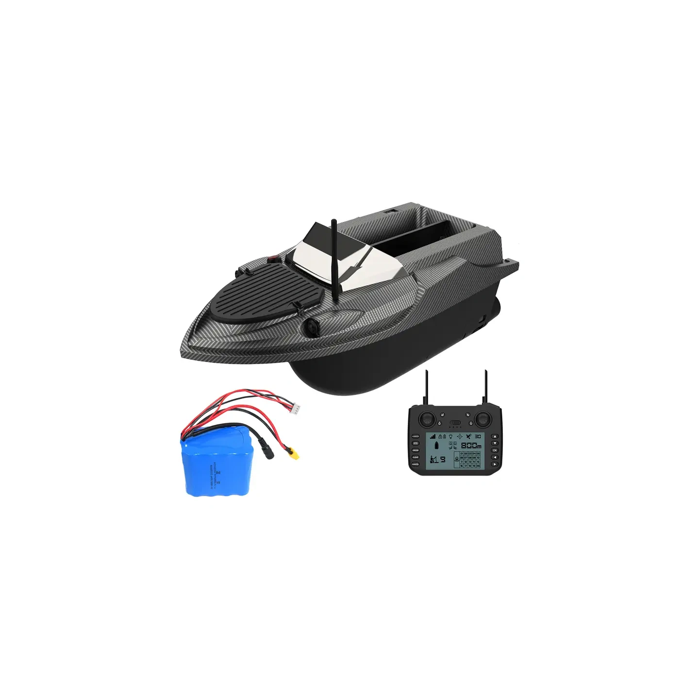 FLYTEC V080 Basic Bait Barrel + Battery