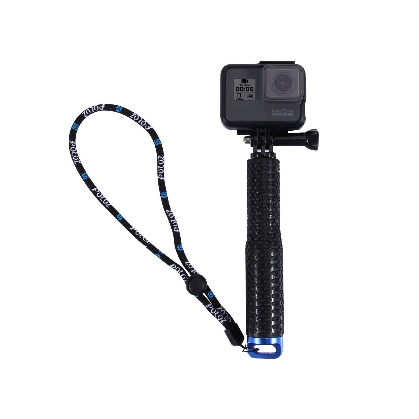 Selfie Stick Puluz for sports cameras (DJI, GoPro, Insta360)(black)