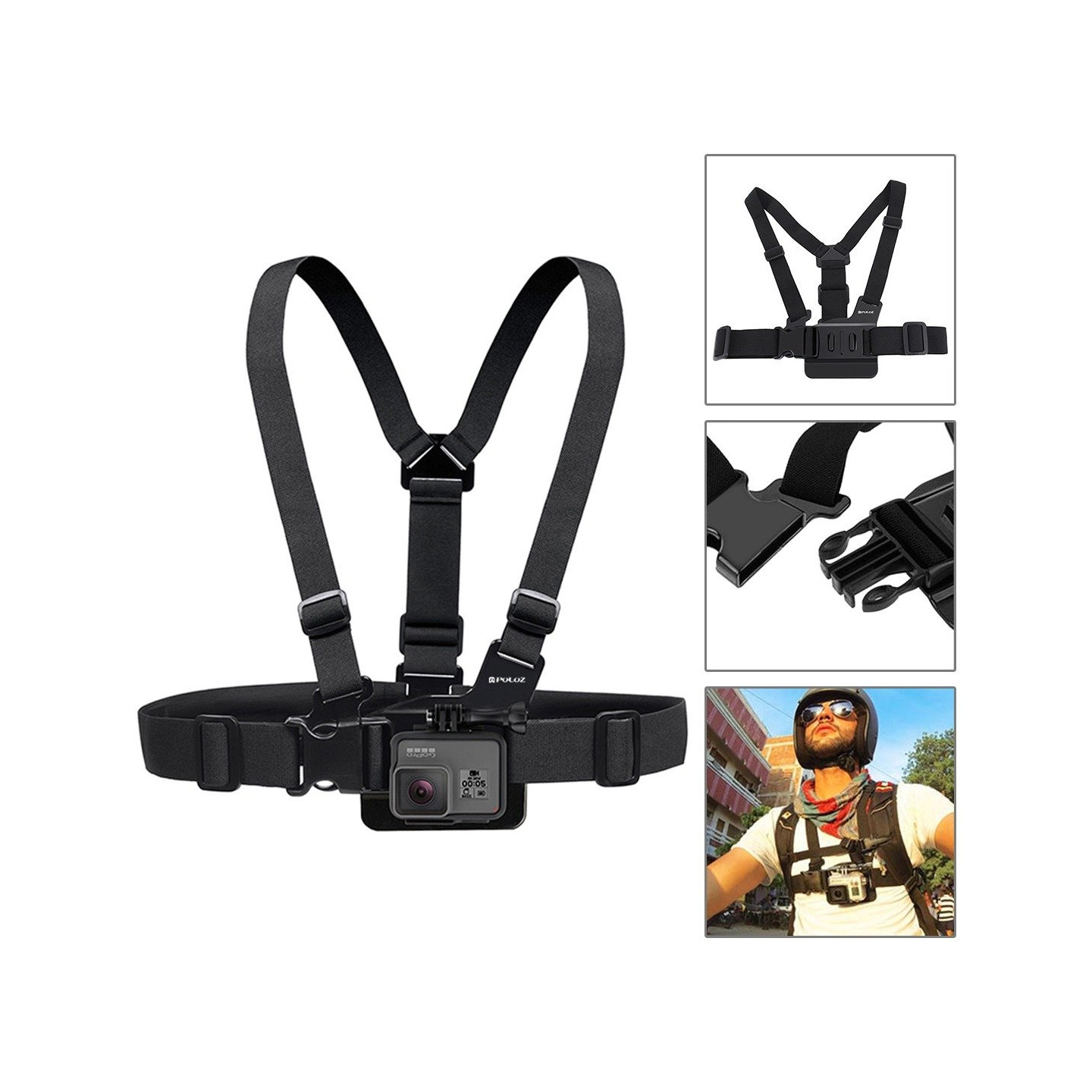Set of 53 Puluz accessories for sports cameras PKT16