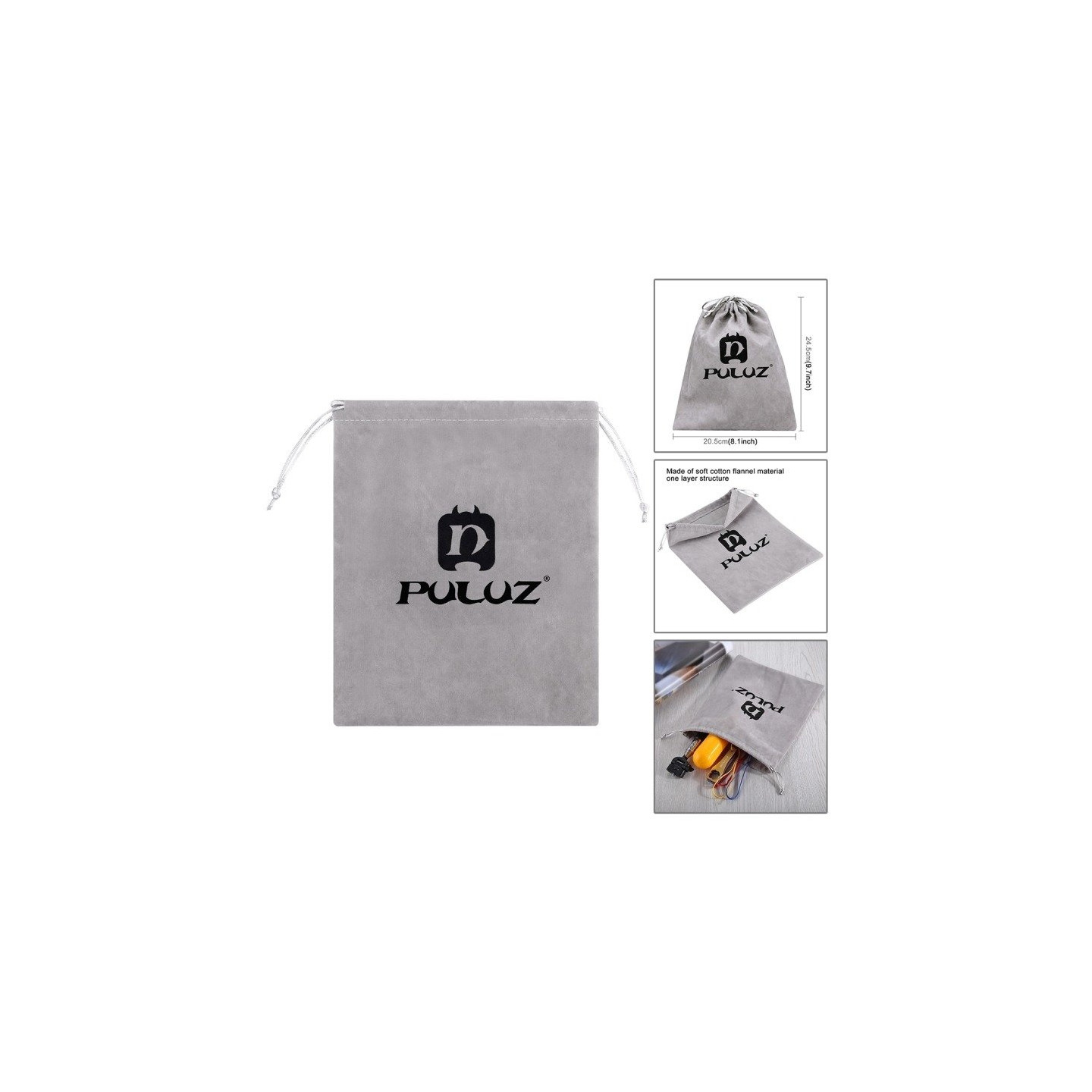 Set of 43 Puluz accessories for sports cameras (including Osmo Action 5 Pro, Ace Pro 2) PKT47