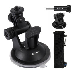 View product Puluz car windshield mount for sports cameras (including Osmo Action 5 Pro, Insta360 X5)