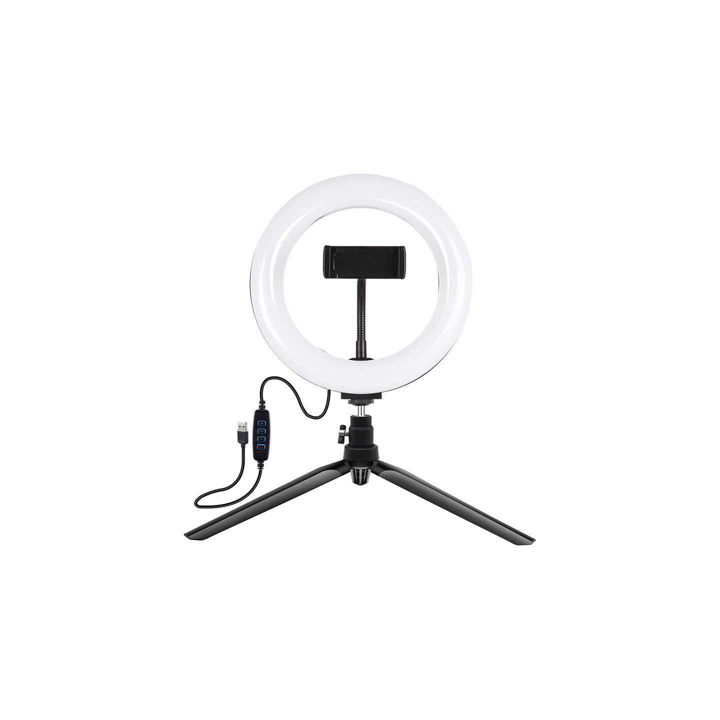 Tripod Mount Puluz with 20cm LED Ring Vlogging PKT3073B