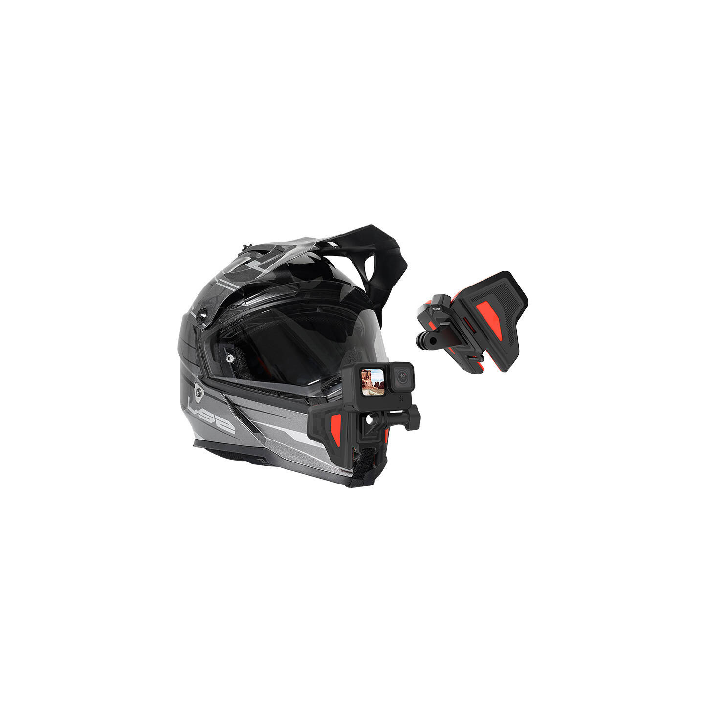 Helmet mount Telesin for sports cameras (GP-HBM-MT2)