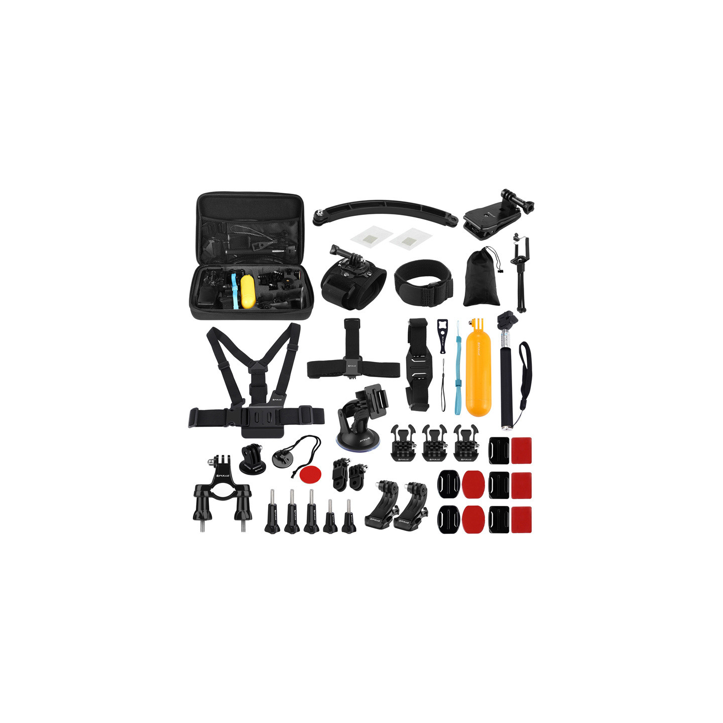 Set of 50 Puluz accessories for sports cameras PKT39