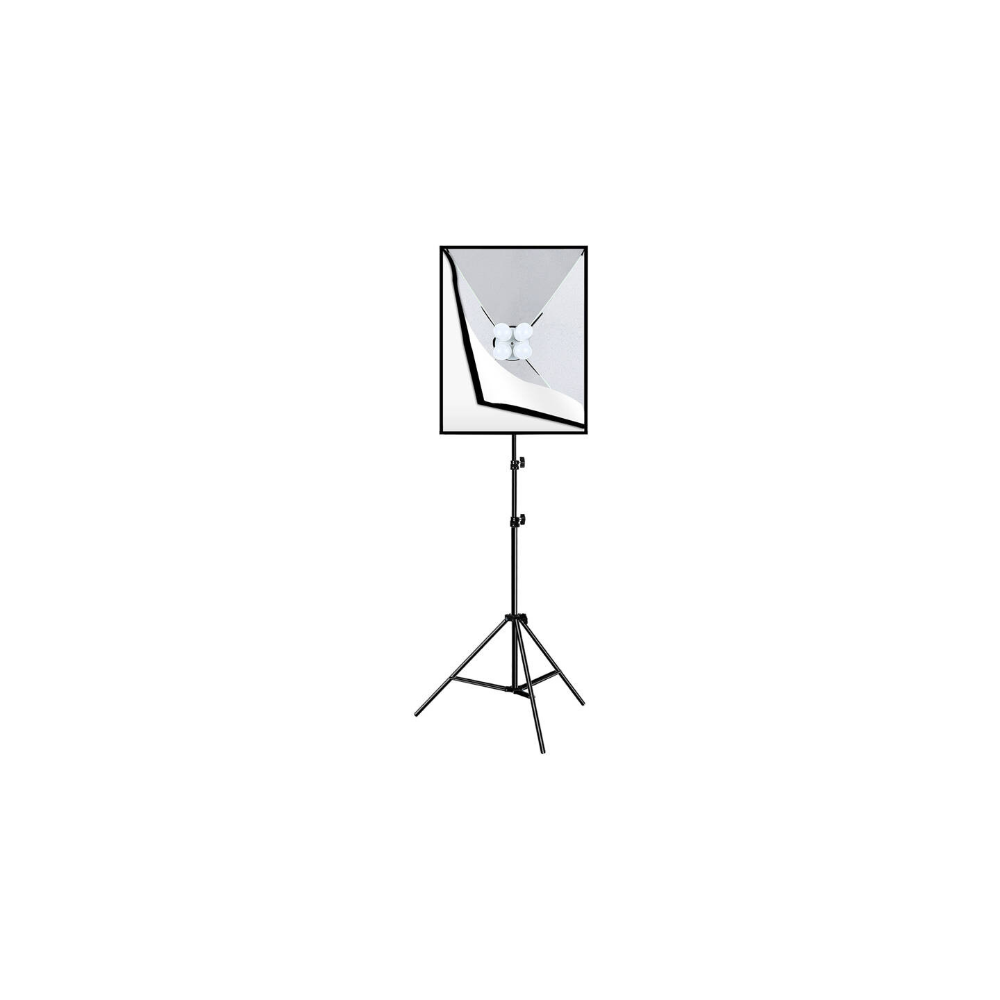 Studio set Puluz softbox 50x70cm, tripod, LED bulb 4 pcs PU5071EU