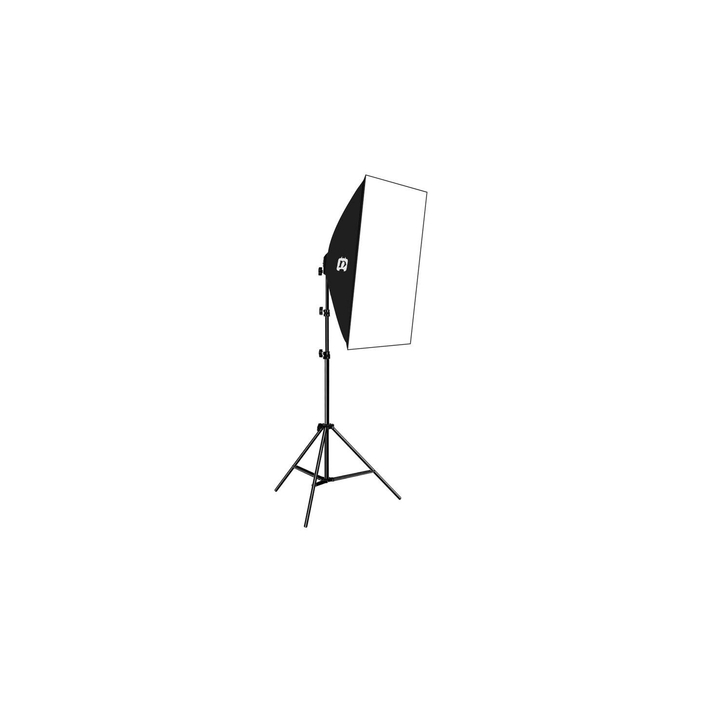 Studio set Puluz softbox 50x70cm, tripod, LED bulb 4 pcs PU5071EU