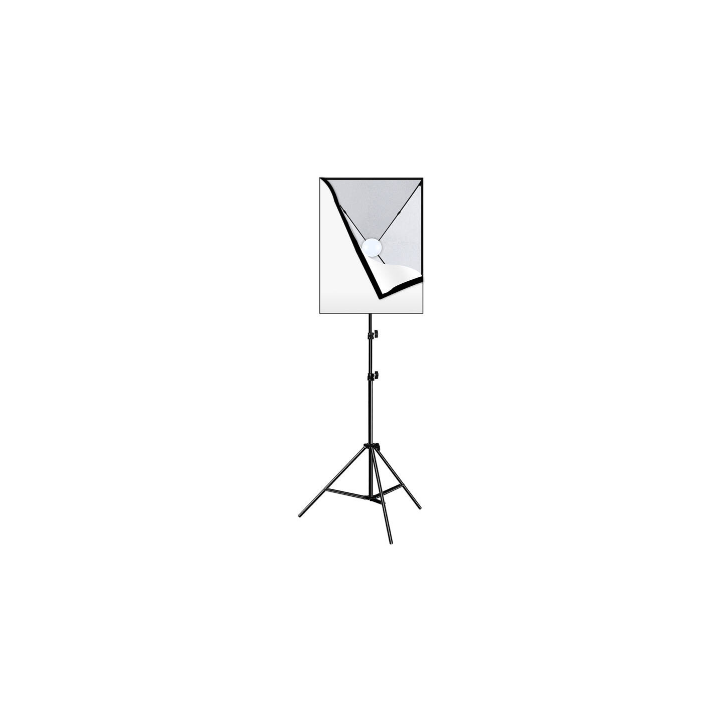 Studio set Puluz LED softbox 50x70cm, tripod, LED bulb 1 pc PU5070EU
