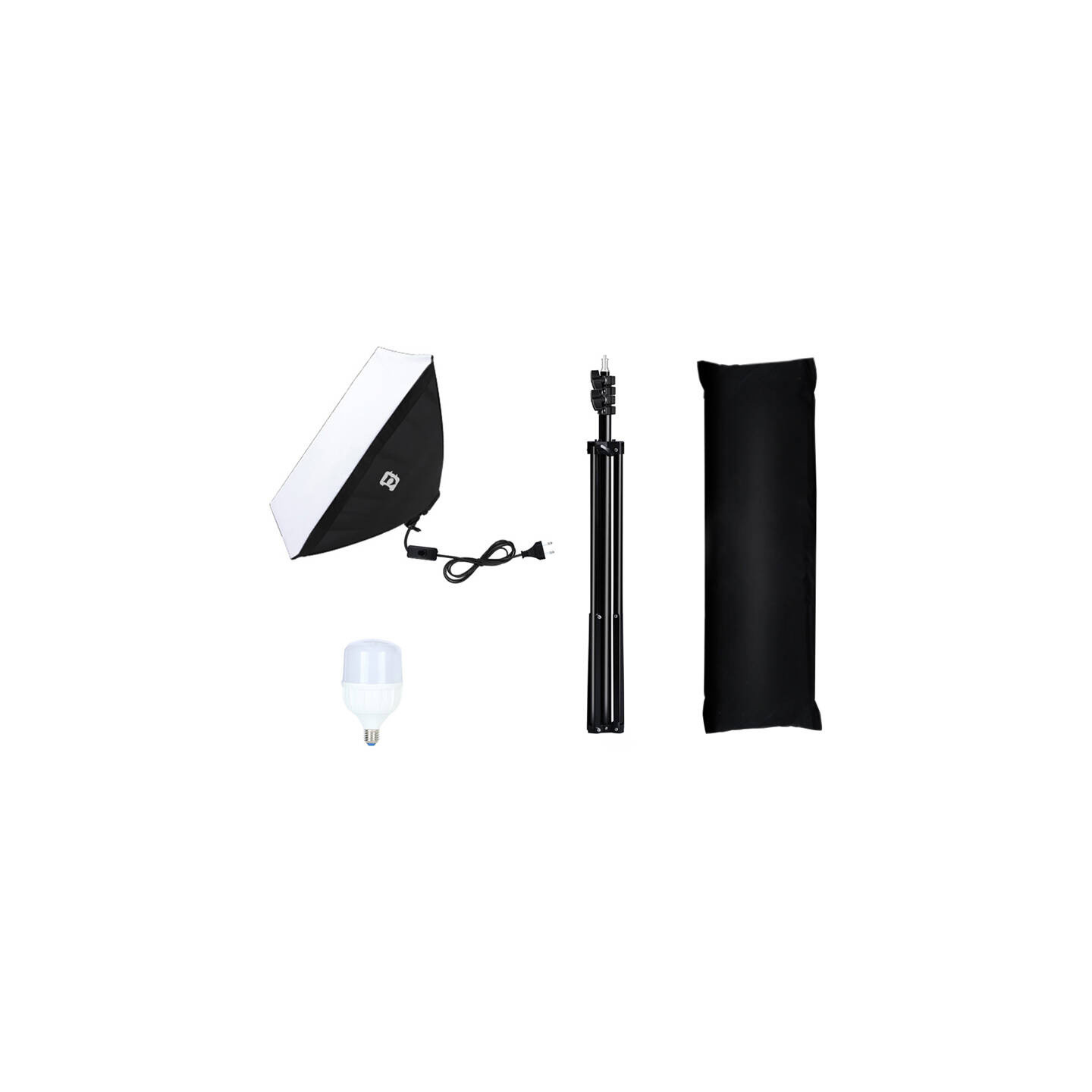Studio set Puluz LED softbox 50x70cm, tripod, LED bulb 1 pc PU5070EU
