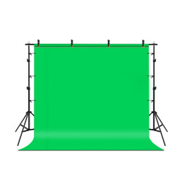 Puluz 2x3m Photo Background Mounting Kit/Stand + 3 Photo Backgrounds PKT5205