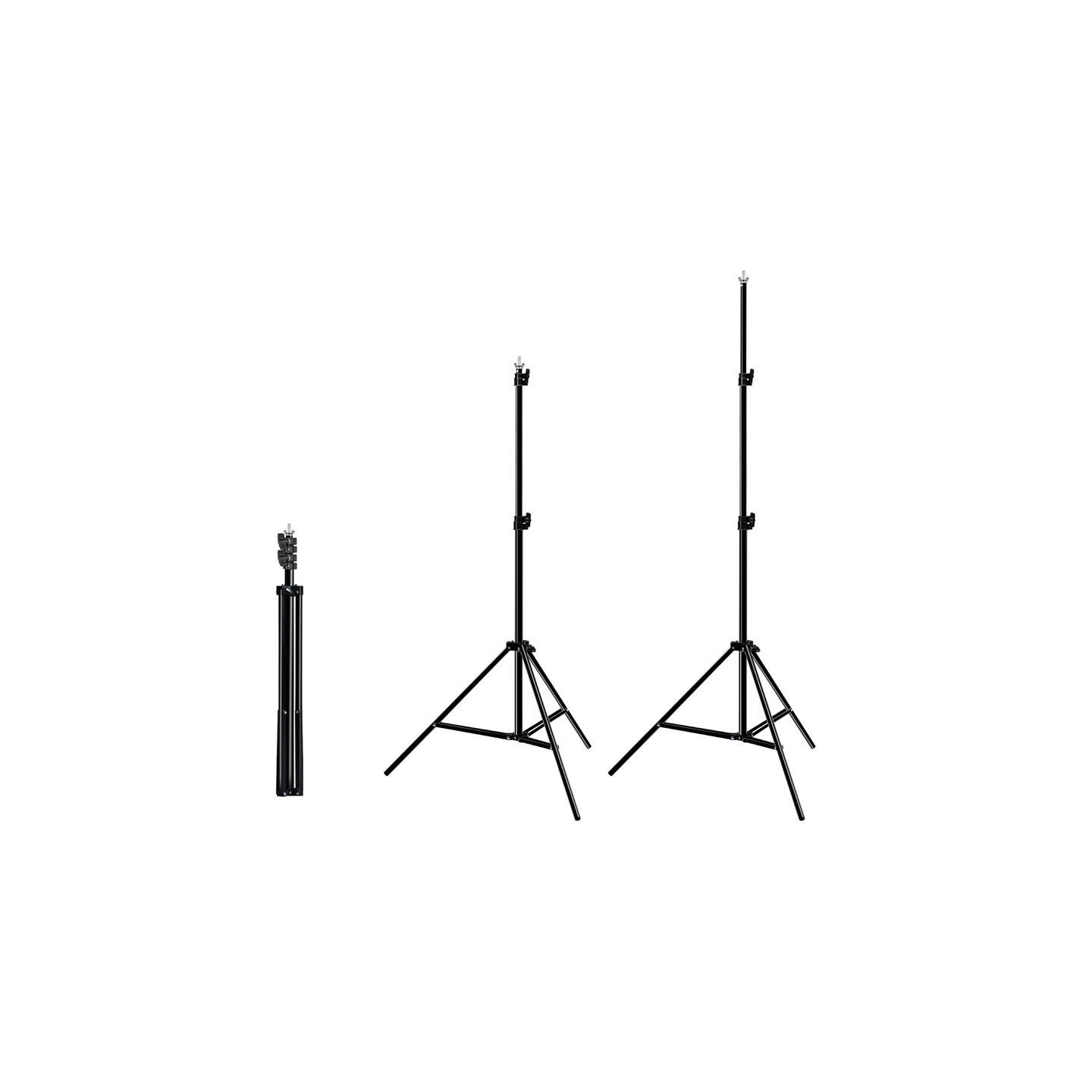 Puluz 2x3m Photo Background Mounting Kit/Stand + 3 Photo Backgrounds PKT5205