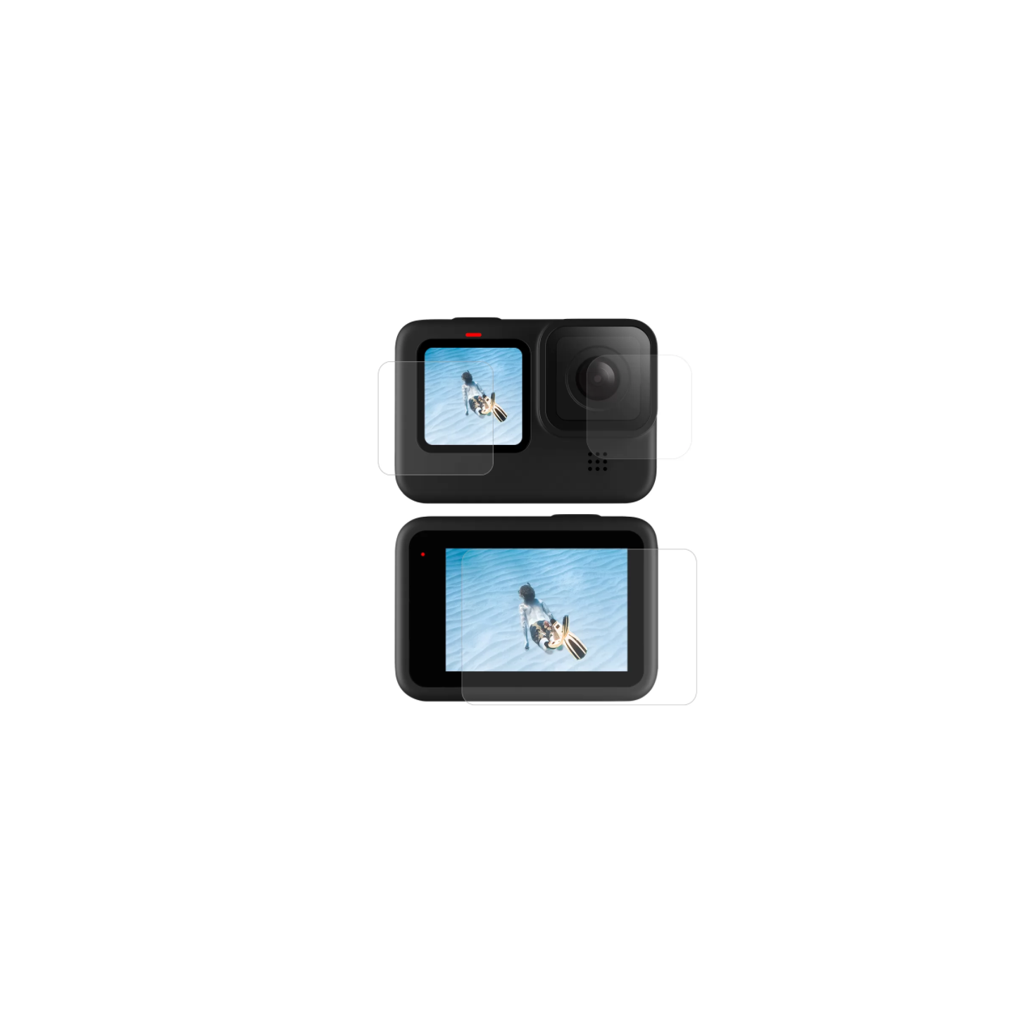 Screen and lens protective foil Telesin for GoPro Hero 9 / Hero 10 / Hero 11 / Hero 12 (GP-FLM-902)