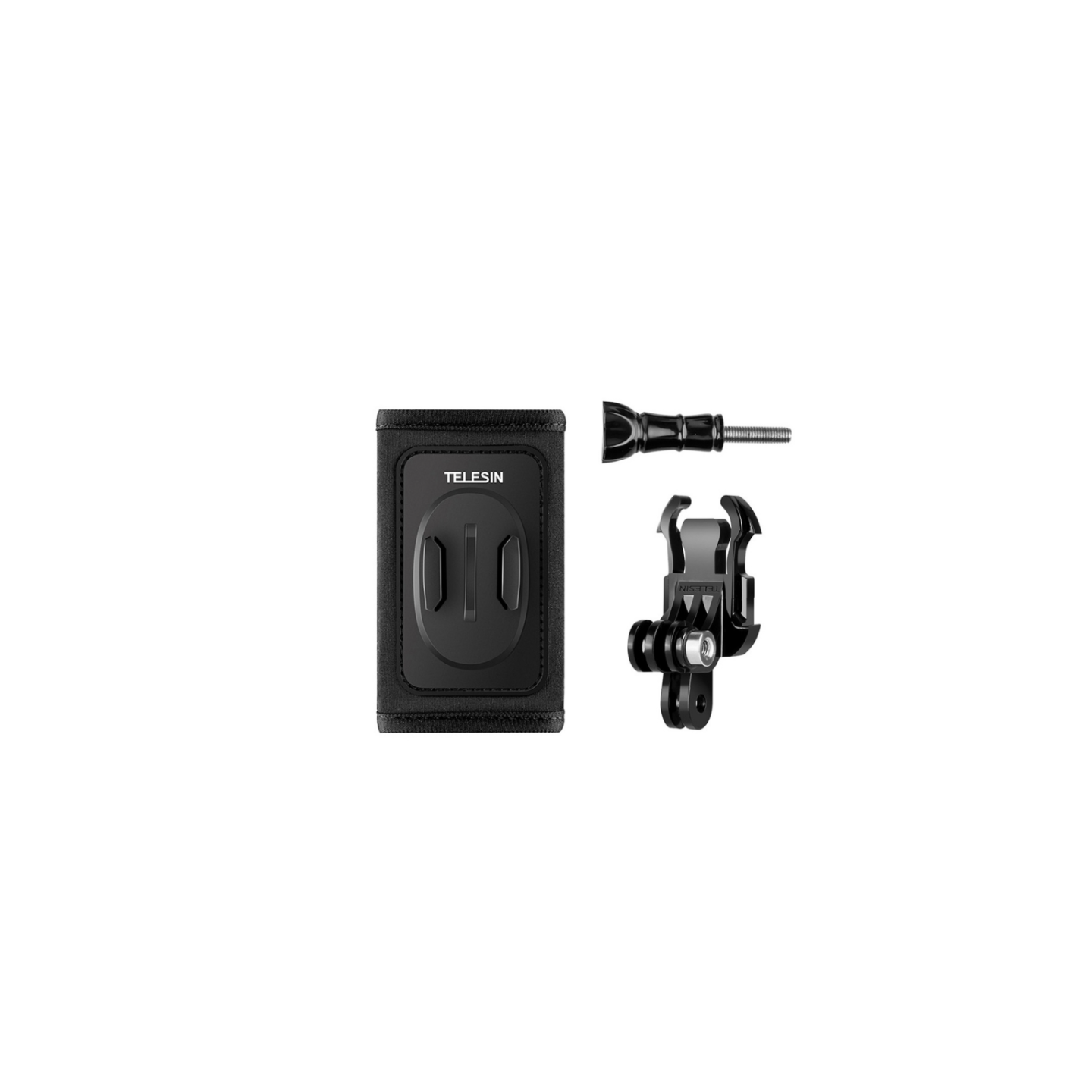 Telesin backpack strap mount with J-hook mount for GoPro/Osmo Action (GP-BPM-003)