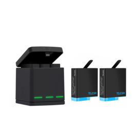 Telesin Box three-channel charger for GoPro Hero 5/6/7/8 + 2 batteries (GP-BNC-801)