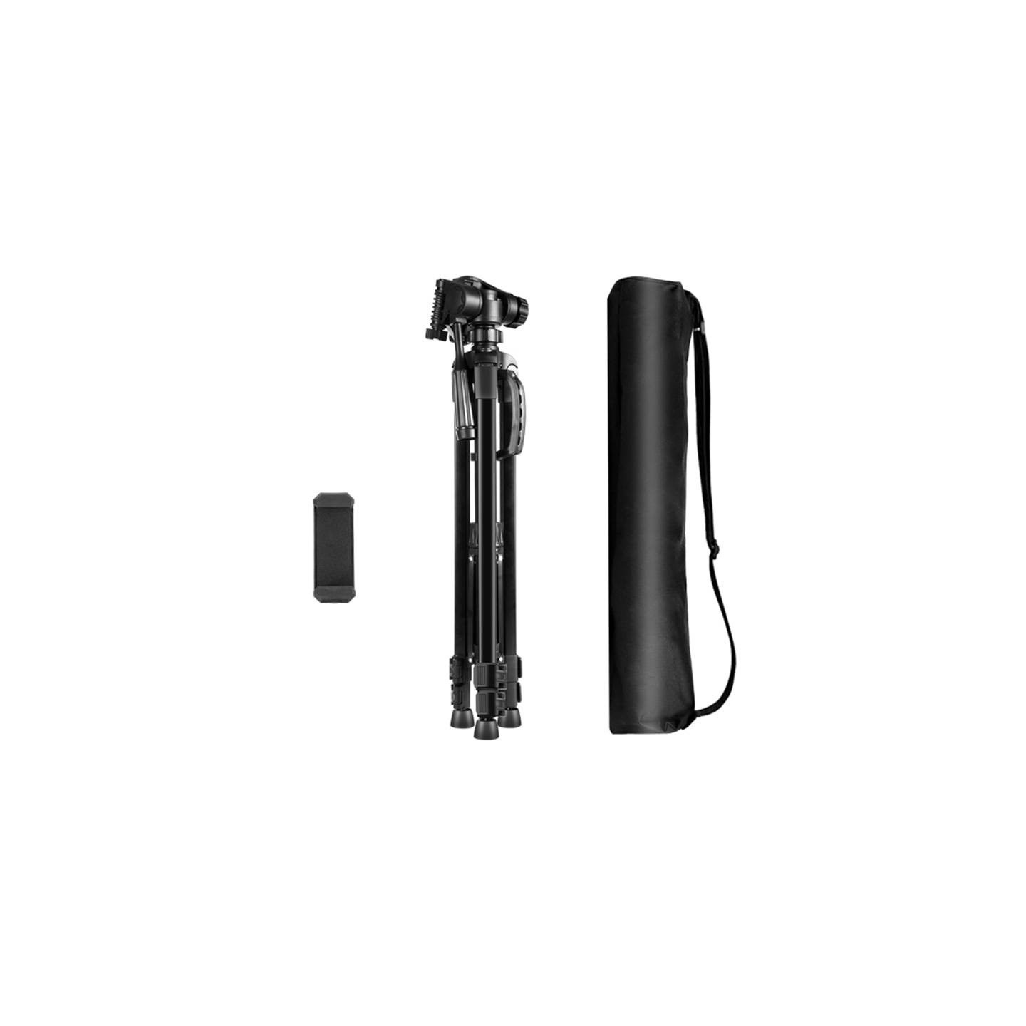 Tripod with 3D 360° head + phone holder Puluz PU3096B