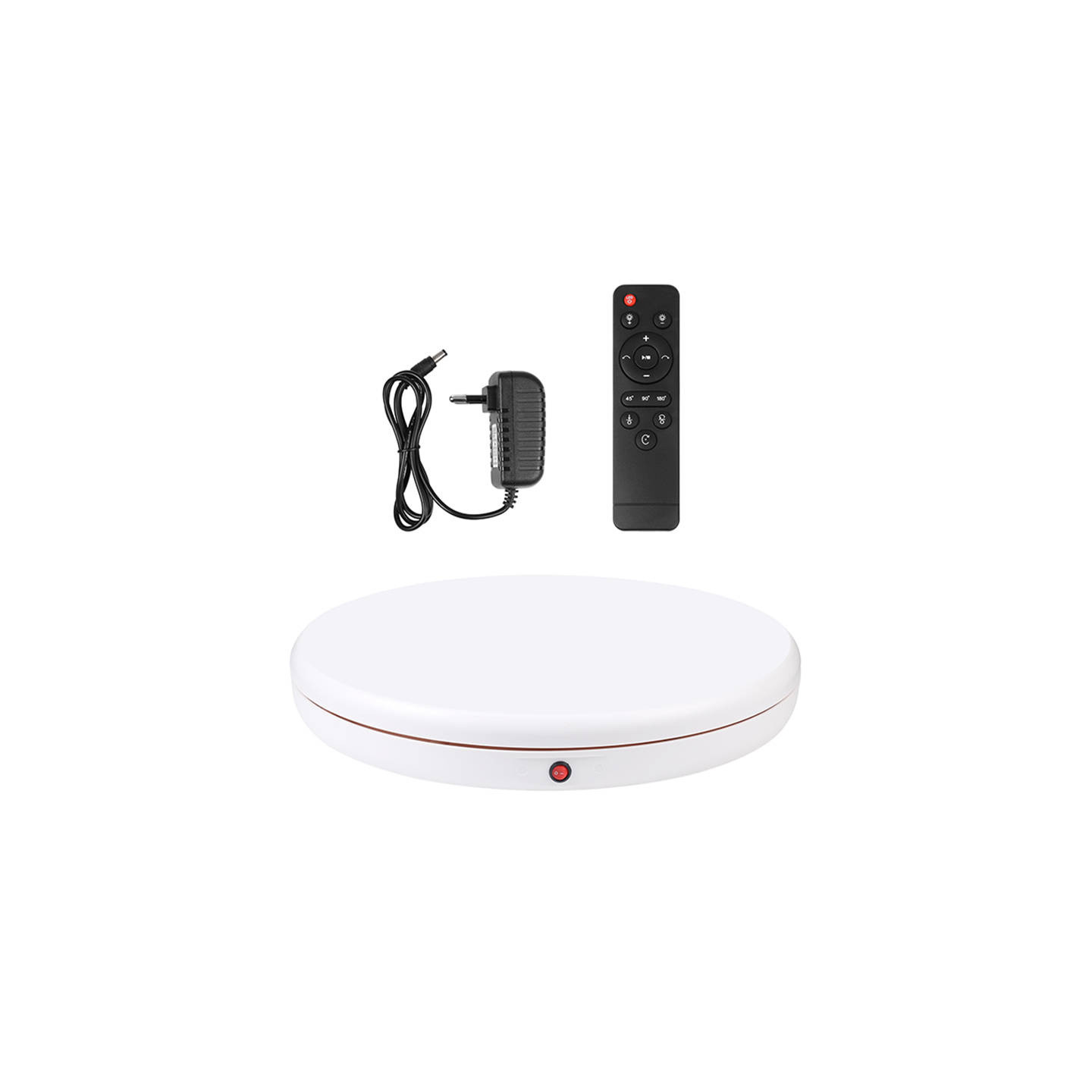 Rotating display stand Puluz 45 cm (white)