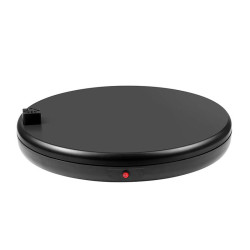 View product Rotating display stand Puluz with power socket 45 cm (black)
