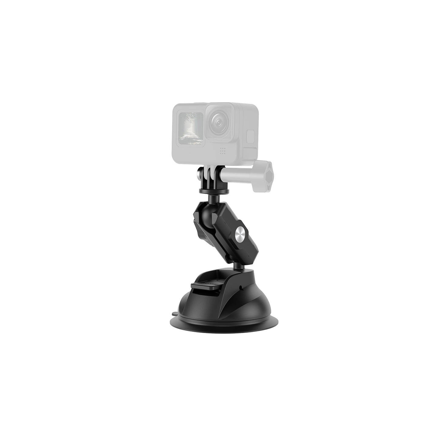 TELESIN Universal Suction Cup Holder with phone holder and action camera mounting TE-SUC-012