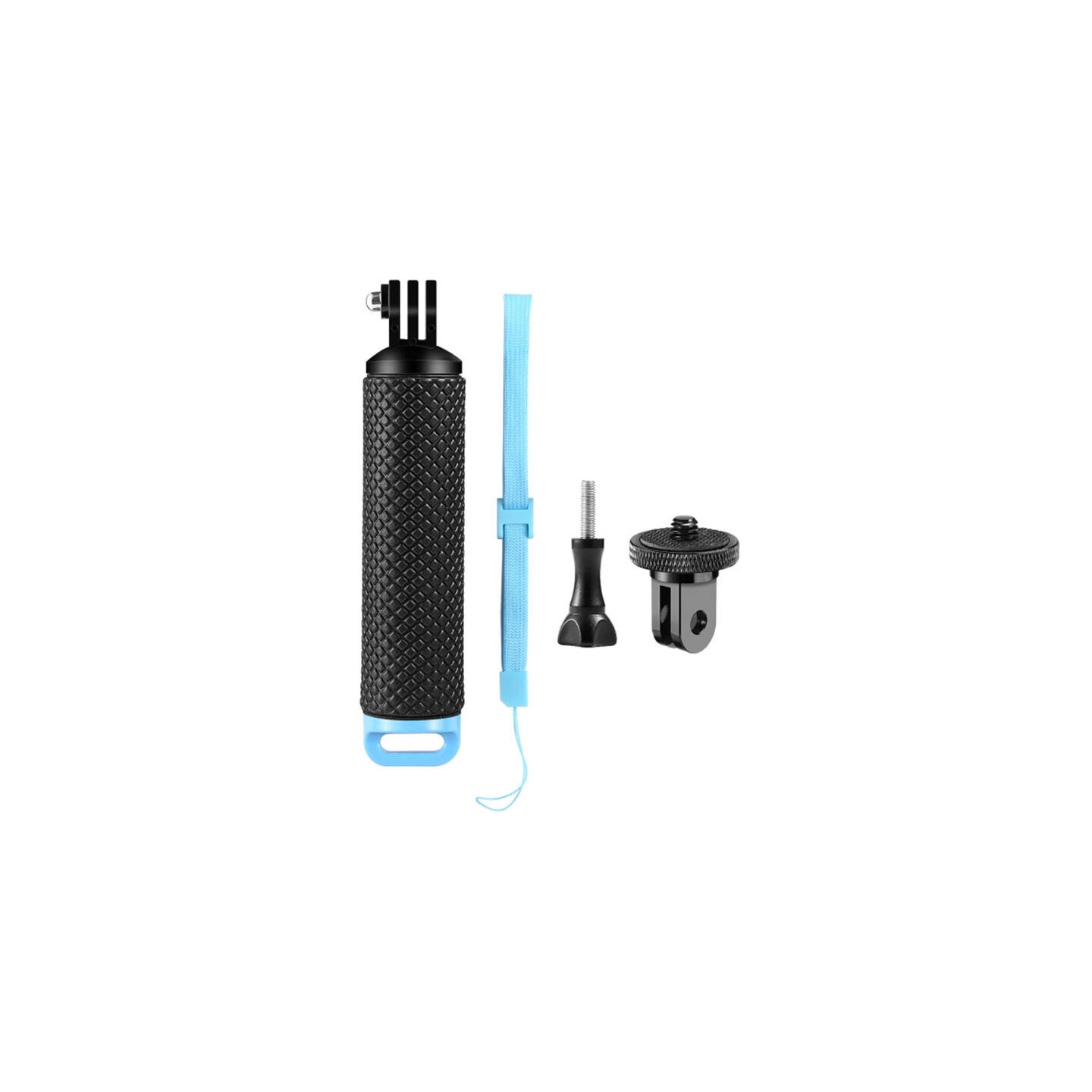 Puluz buoyancy mount for sports cameras and phones (DJI, GoPro, Insta360) (black)