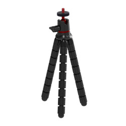 View product Tripod PULUZ flexible with remote control for cell phones (Apple) and sports cameras (DJI Action, GoPro, Insta360)