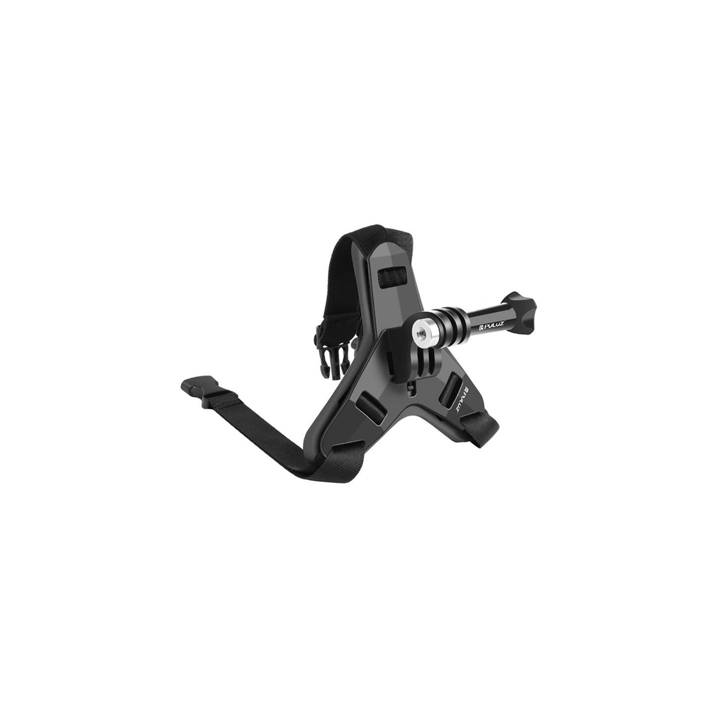 PULUZ helmet chin mount for sports cameras (including X5 / X4, Osmo Action 5 Pro) PU579B