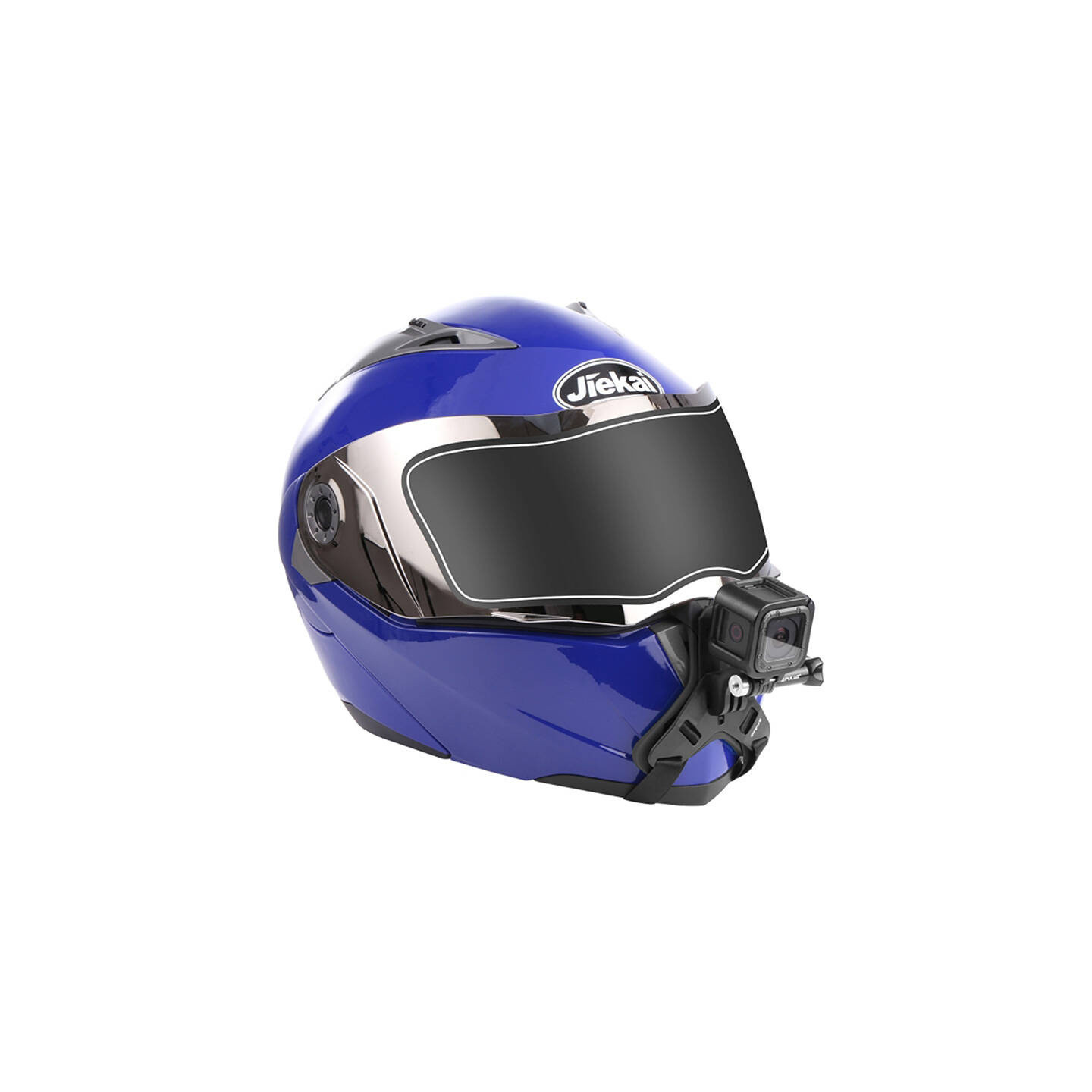 PULUZ helmet chin mount for sports cameras (including X5 / X4, Osmo Action 5 Pro) PU579B