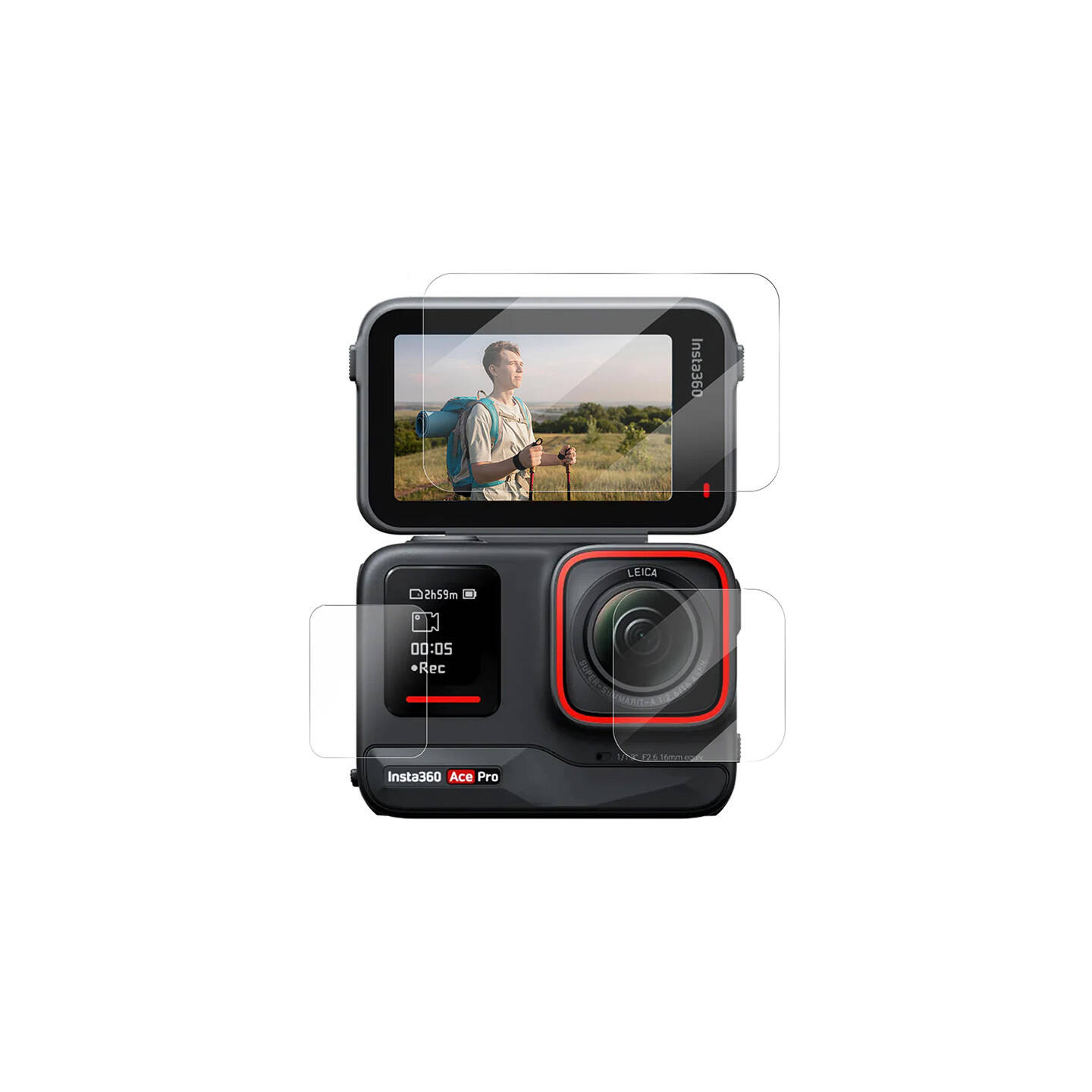TELESIN tempered glass for Insta360 Ace Pro / Ace camera