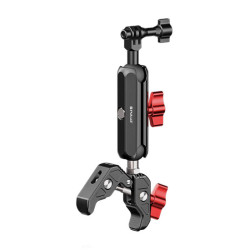 View product PULUZ motorcycle mount for sports cameras (including Osmo Action 5 Pro, Insta360 X5 / X4 / X3)(PU3211)
