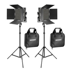 View product Kit Neewer 660 Bi Color LED, two lamps 40W 3200-5600K