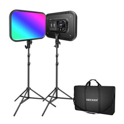 View product Kit Neewer RGB168 RGB LED, two lamps 60W 2500-8500K