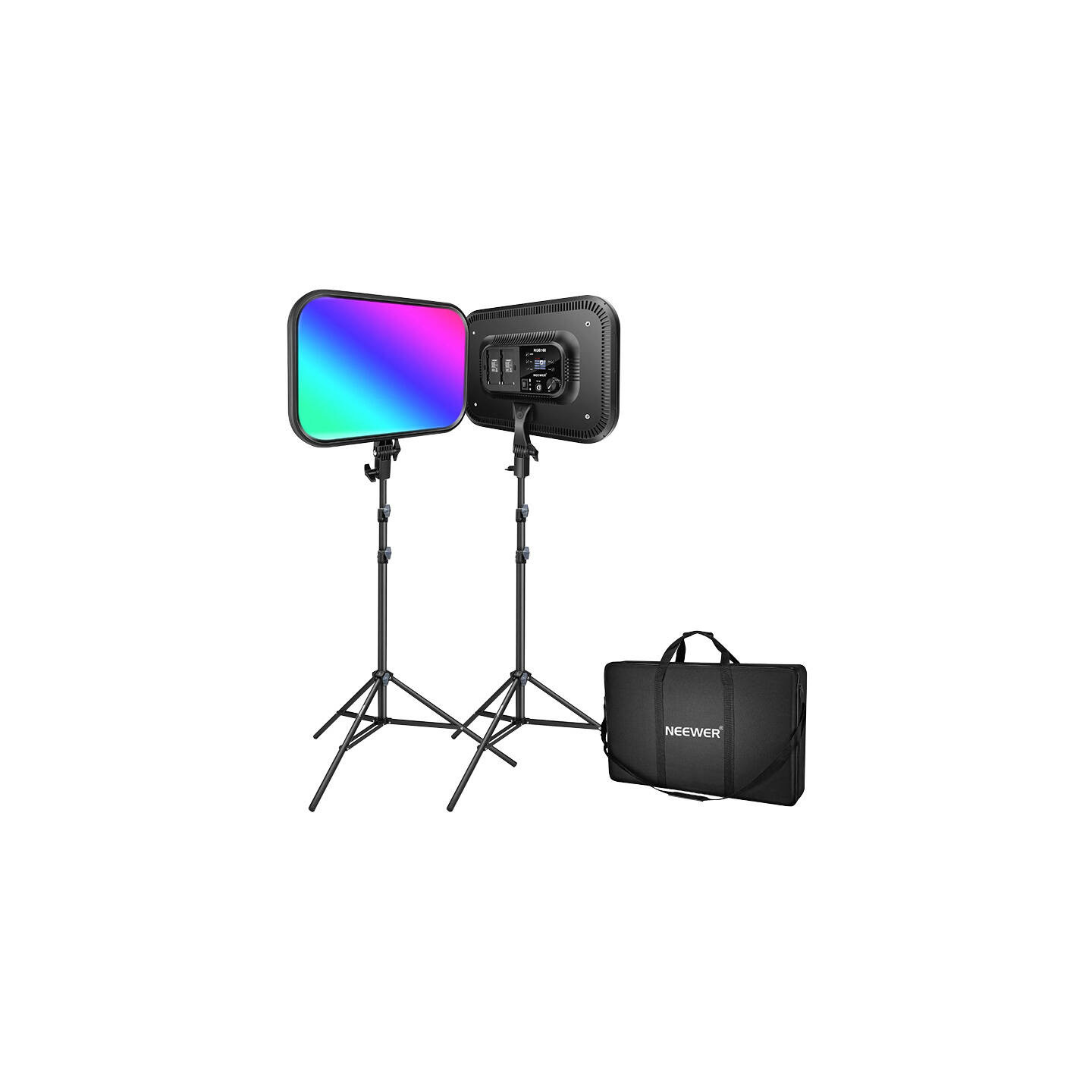 Kit Neewer RGB168 RGB LED, two lamps 60W 2500-8500K
