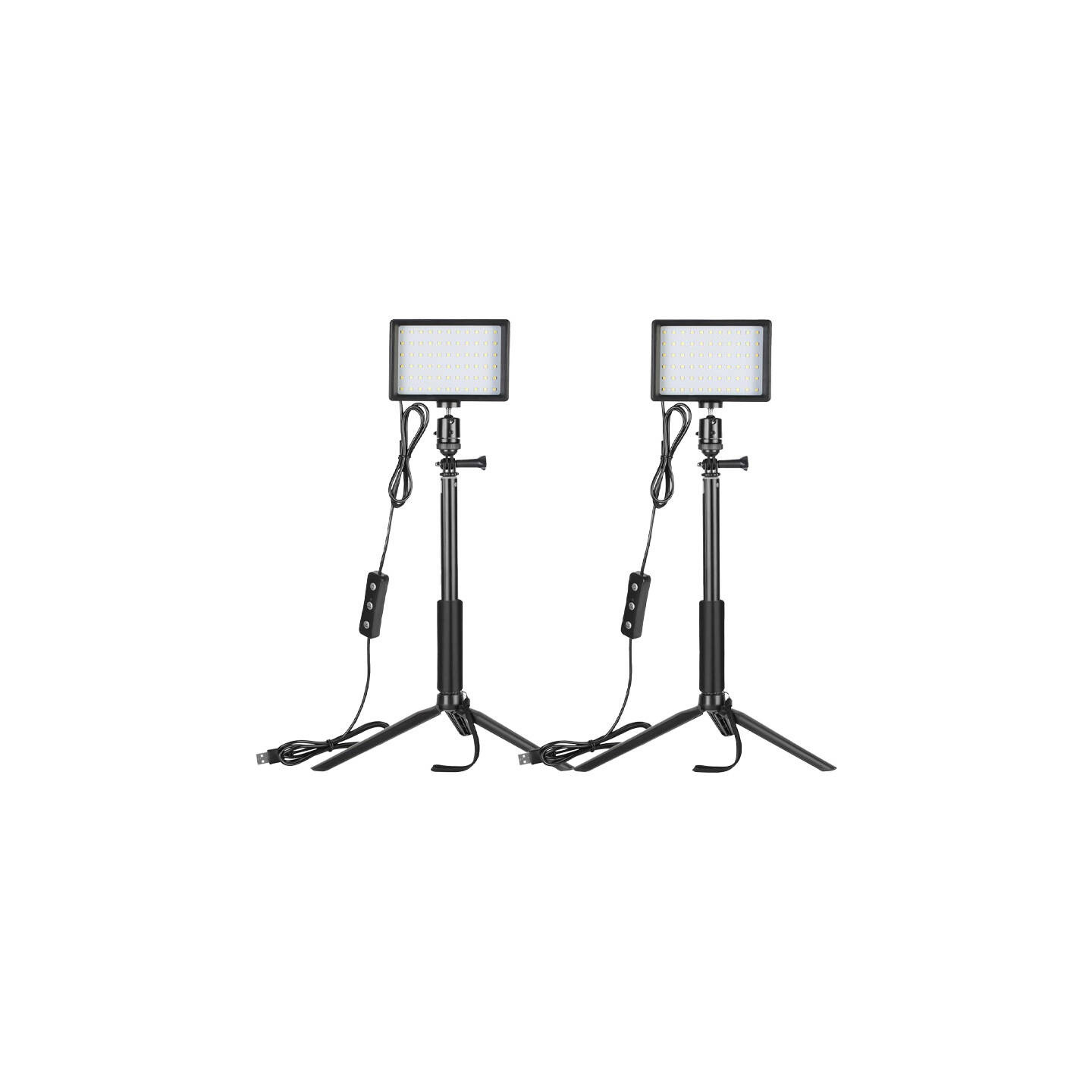 Kit Neewer ZC-10S two lamps LED + filters + tripods