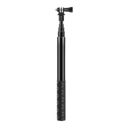 View product Metal selfie holder Puluz 110 cm for sports cameras (including Osmo Action 5 Pro, Insta360 X5 / X4 / X3)
