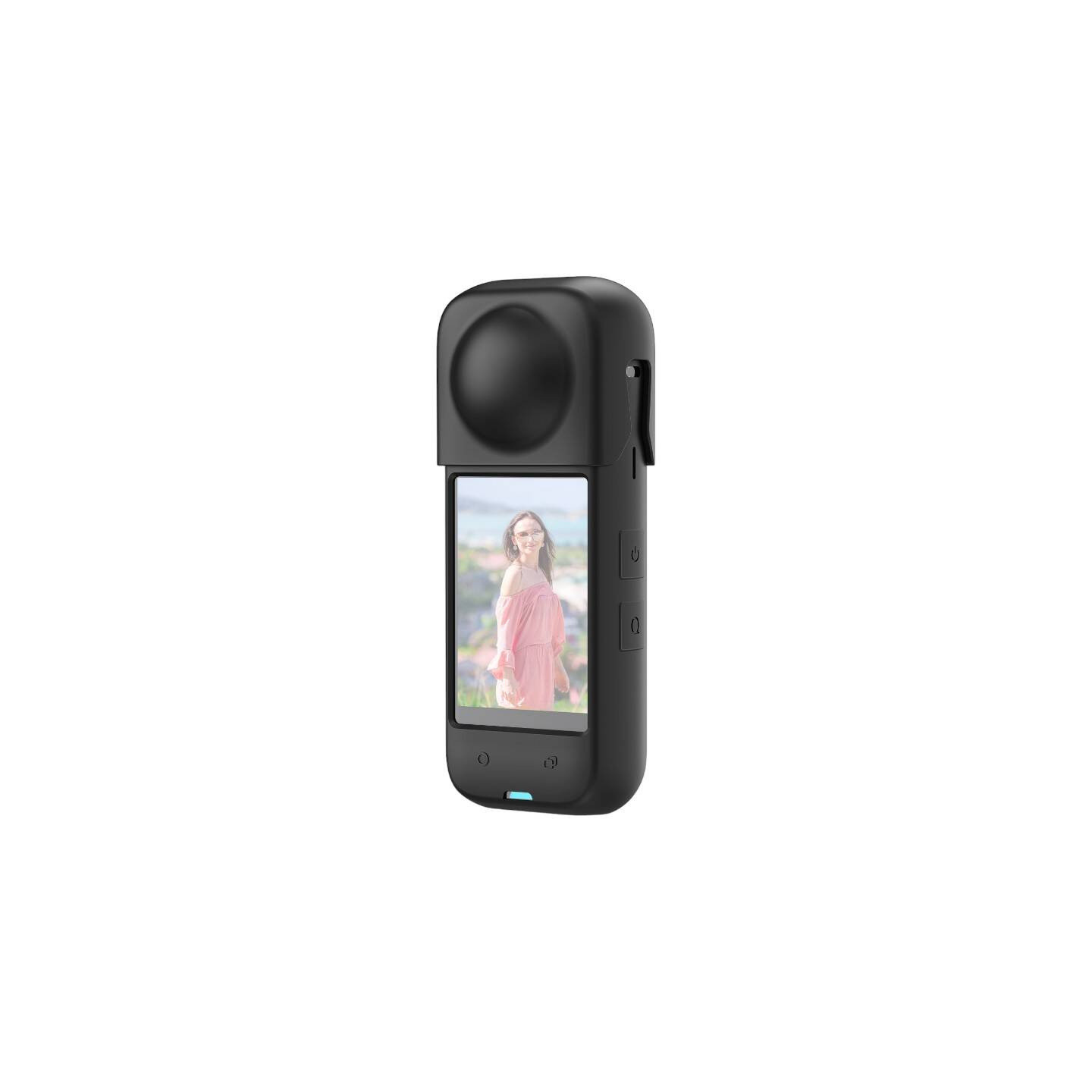 Silicone protective case PULUZ for Insta360 X4 (black)