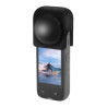 PULUZ silicone lens cover for Insta360 X4 / X5 (black)