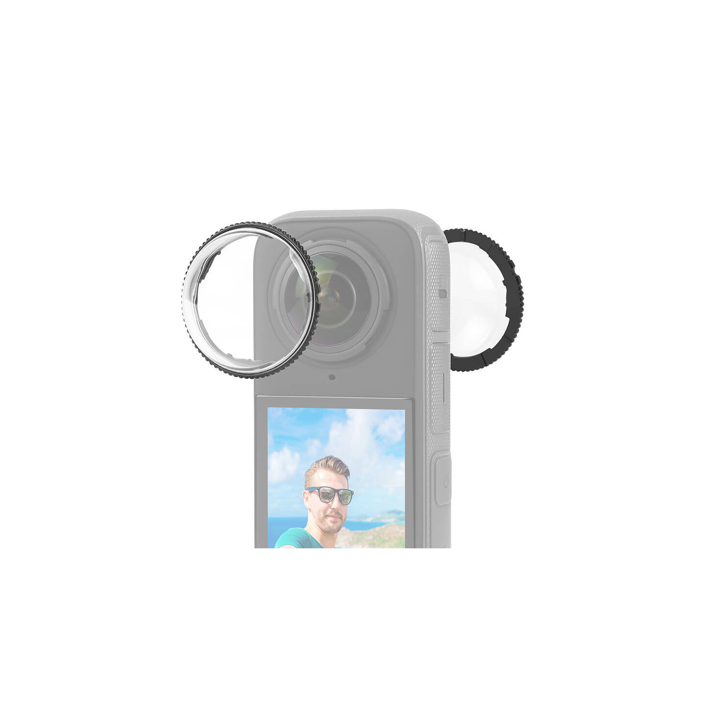 PC lens cover PULUZ for Insta360 X4