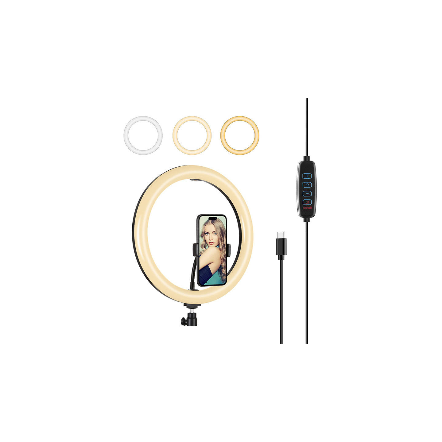 Ring light with phone holder PULUZ