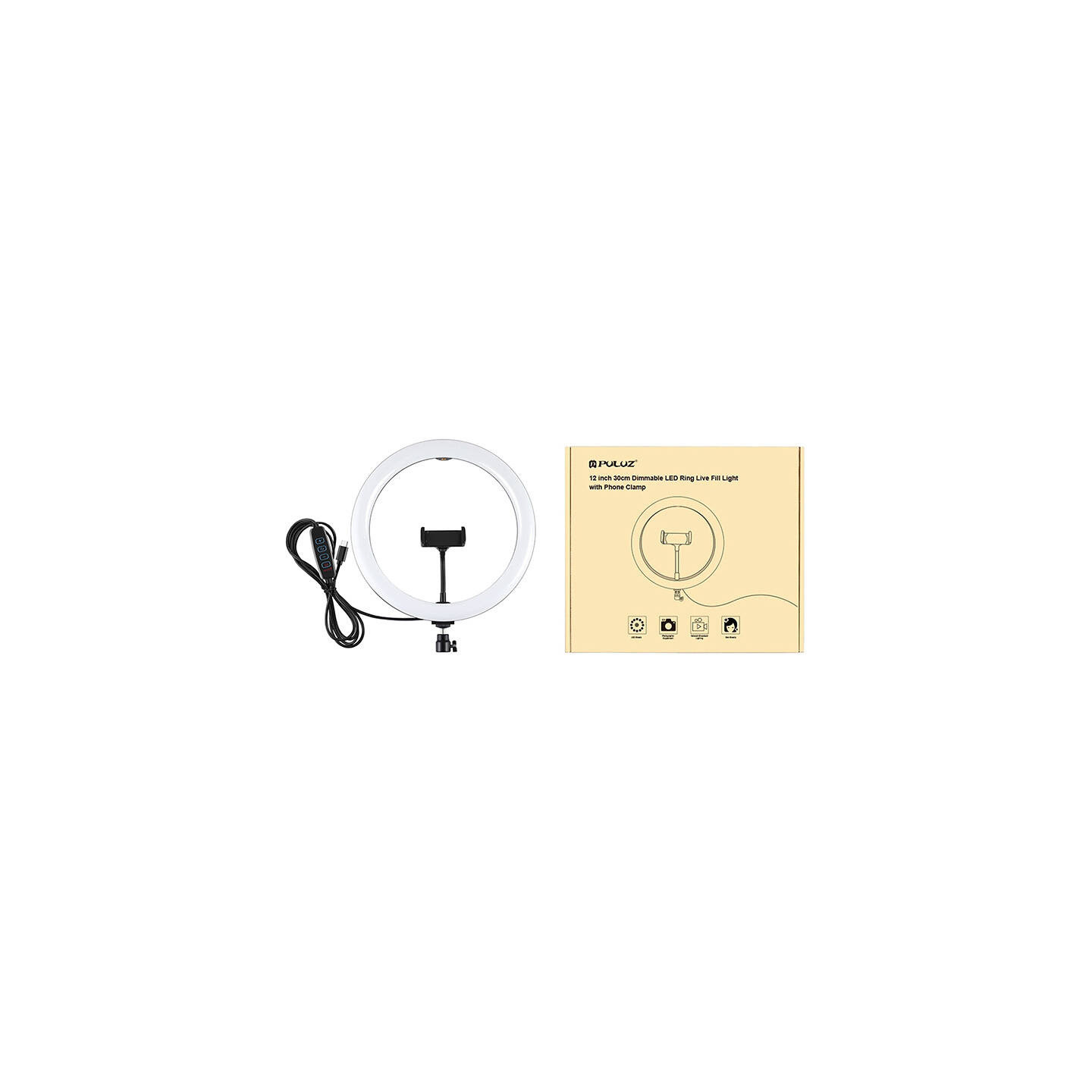 Ring light with phone holder PULUZ