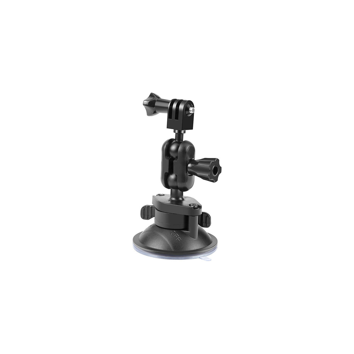 PULUZ suction cup mount for sports cameras (DJI, GoPro, Insta360) PU545B (black)