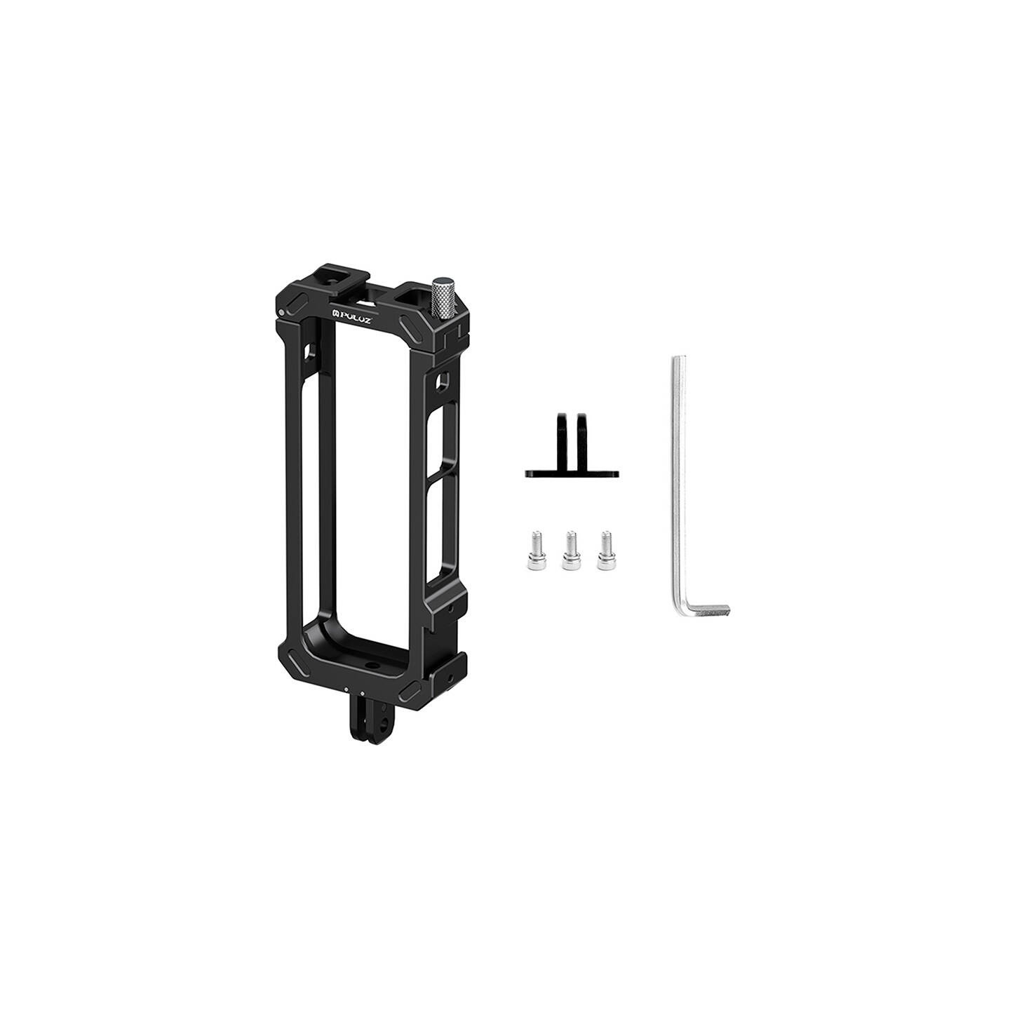 Metal protective cage PULUZ with tripod adapter for Insta360 X4