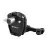 PULUZ motorcycle windshield clip for sports cameras (DJI Osmo Action 4, GoPro Hero 12, Insta360 Ace Pro / X4)(black)