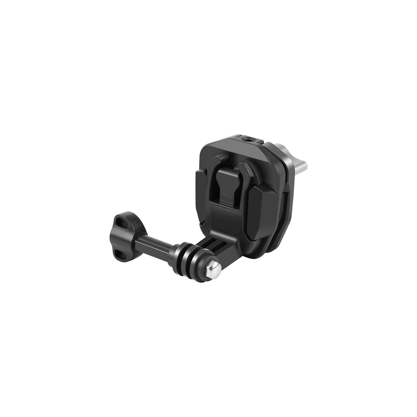 PULUZ motorcycle windshield clip for sports cameras (DJI Osmo Action 4, GoPro Hero 12, Insta360 Ace Pro / X4)(black)
